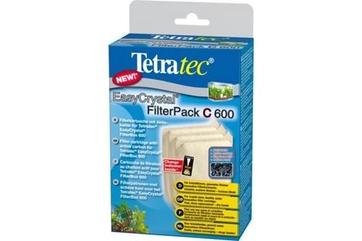 Tetra EasyCrystal Filter Pack C600 Mit Aktivkohle 1 Tetra EasyCrystal Filter Pack C600 Mit Aktivkohle
